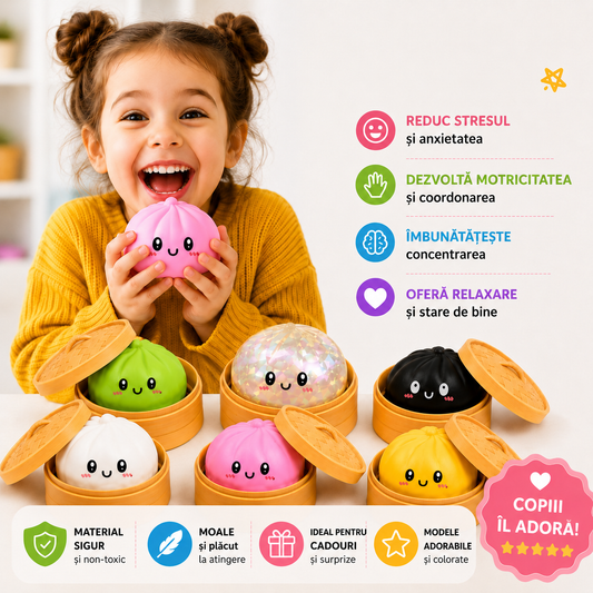Dumpling Squishy 8cm – Mistery Box Edition