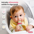 GustaBebe™ – Suzetă Premium din Silicon pentru Diversificare Fructe și Legume