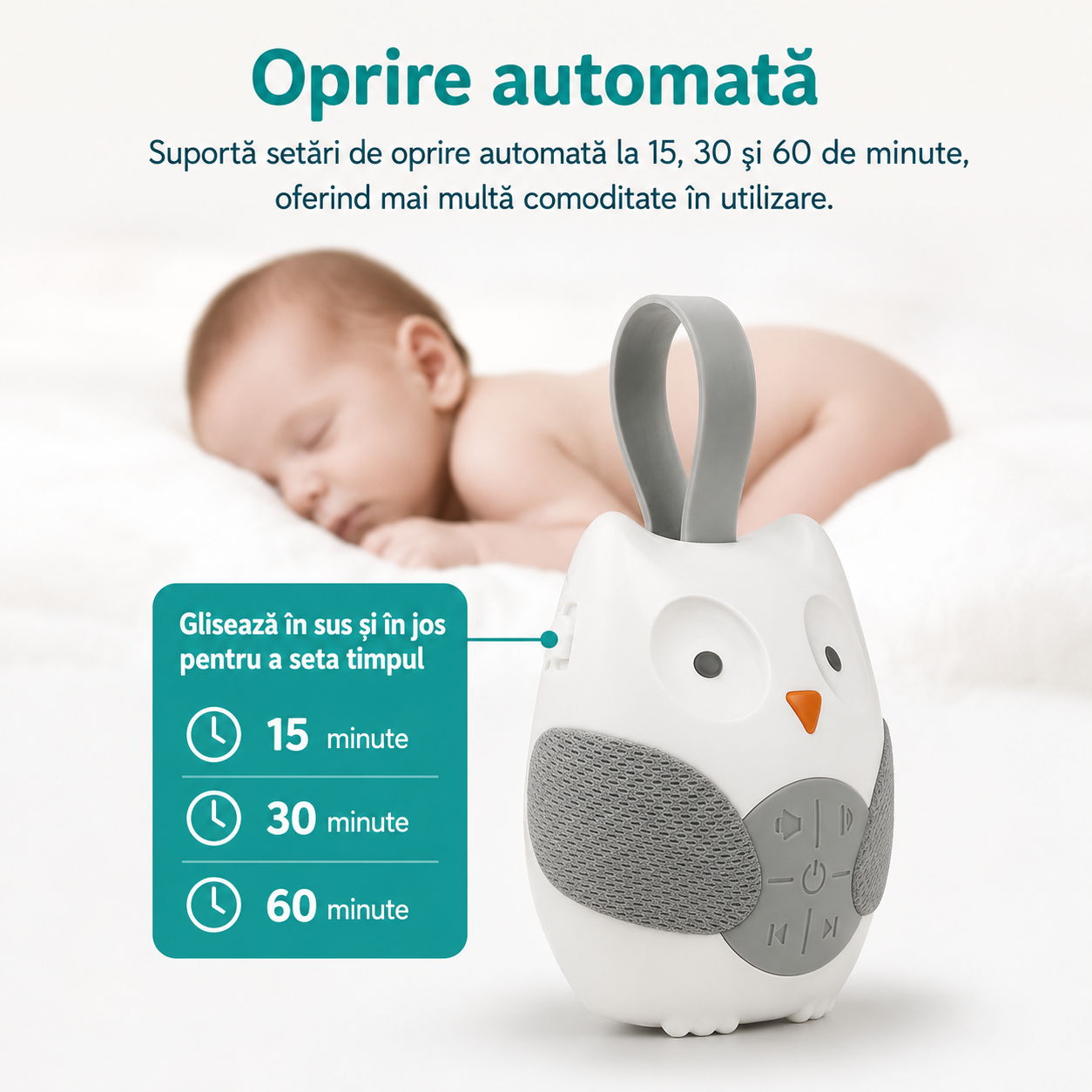Bufnița Somnului™ – mai puține treziri noaptea pentru bebe și părinți