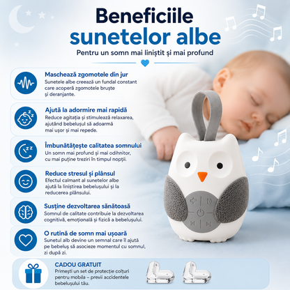Bufnița Somnului™ – mai puține treziri noaptea pentru bebe și părinți
